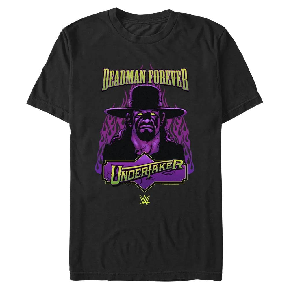Men's Mad Engine Black The Undertaker Deadman Forever T-Shirt sold by WWE