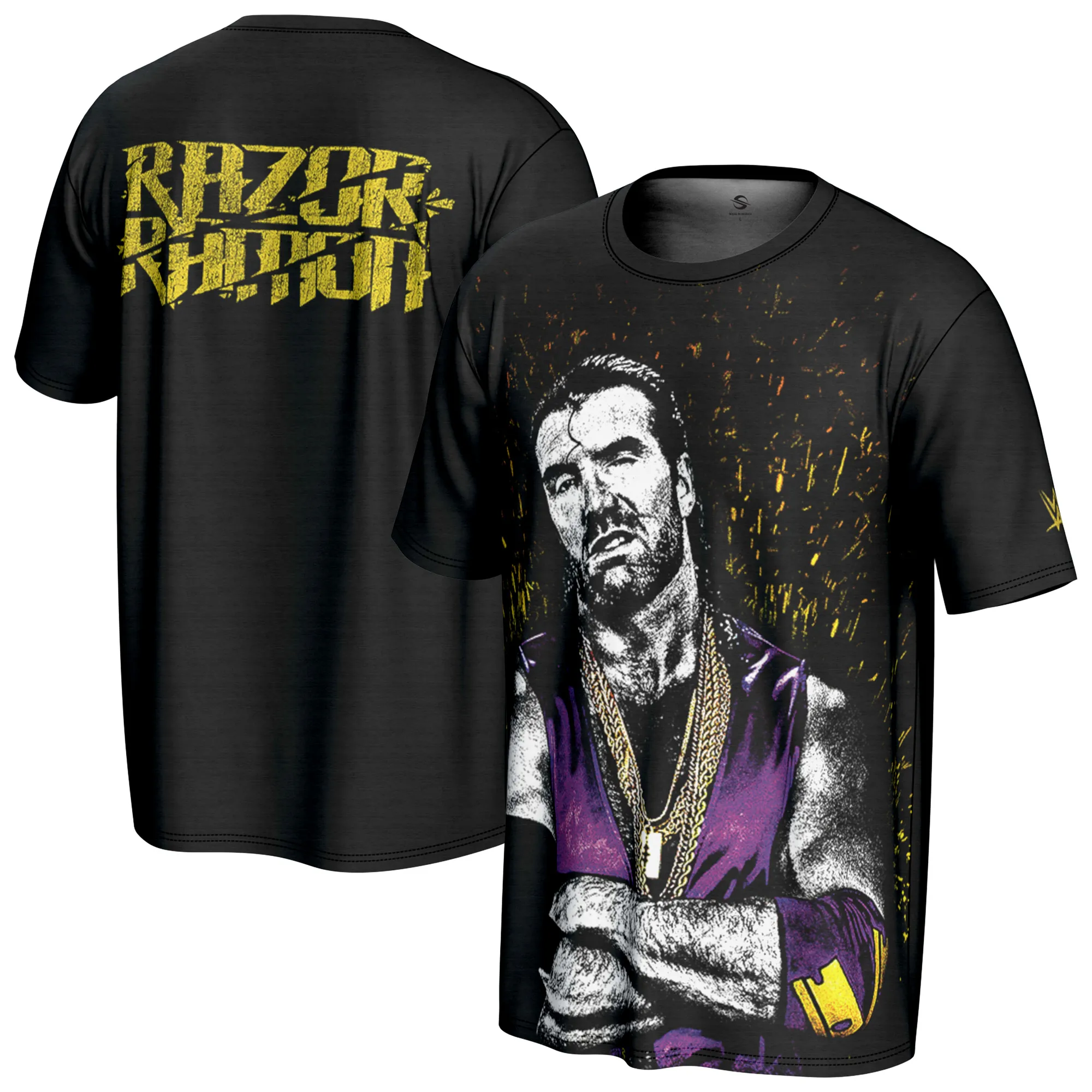 Men's ProSphere Black Razor Ramon Graphic T-Shirt sold by WWE