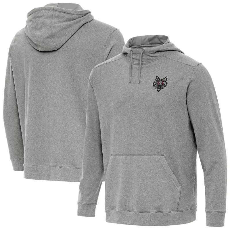 Men's Antigua Heather Charcoal Jacob Fatu Cloud Hoodie sold by WWE