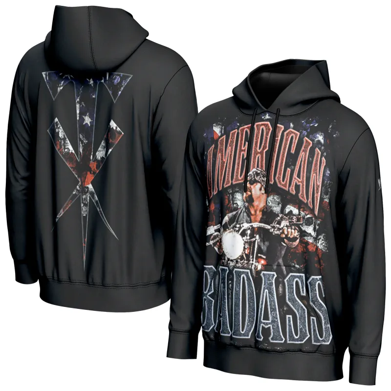 Men's ProSphere Black The Undertaker Badass Hoodie sold by WWE