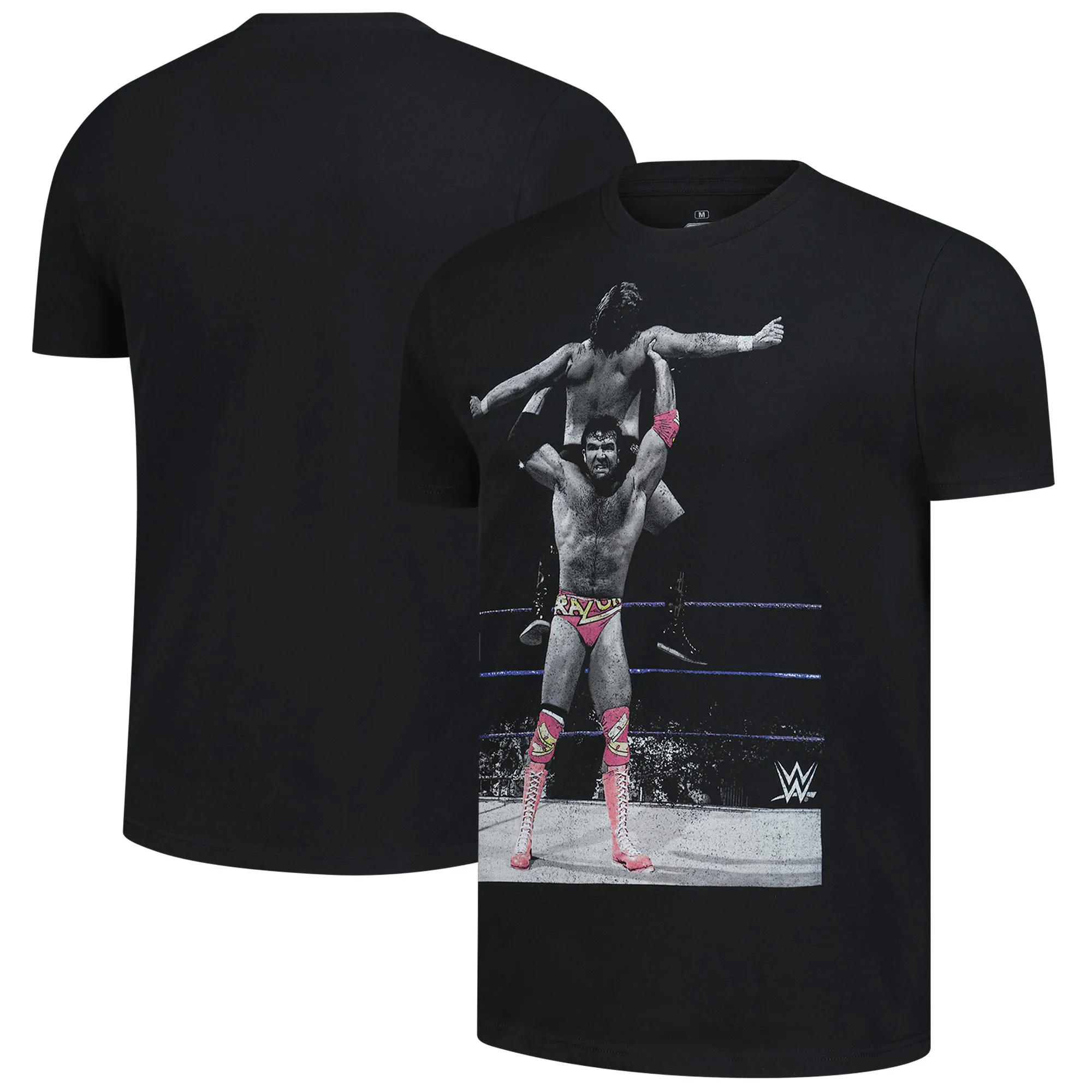 Men's Ripple Junction Black Razor Ramon "Finisher" Graphic T-Shirt sold by WWE
