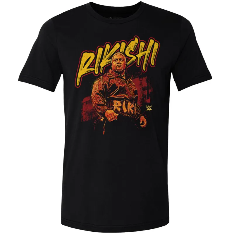 Men's 500 Level Black Rikishi Splatter T-Shirt made by 500 Level