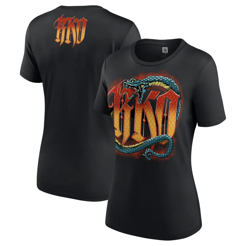 Women's Black Randy Orton Viper Bite T-Shirt made by WWE