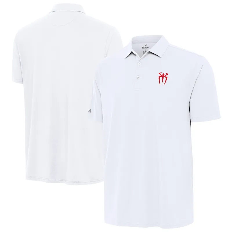 Men's Antigua White Roman Reigns Era Polo sold by WWE