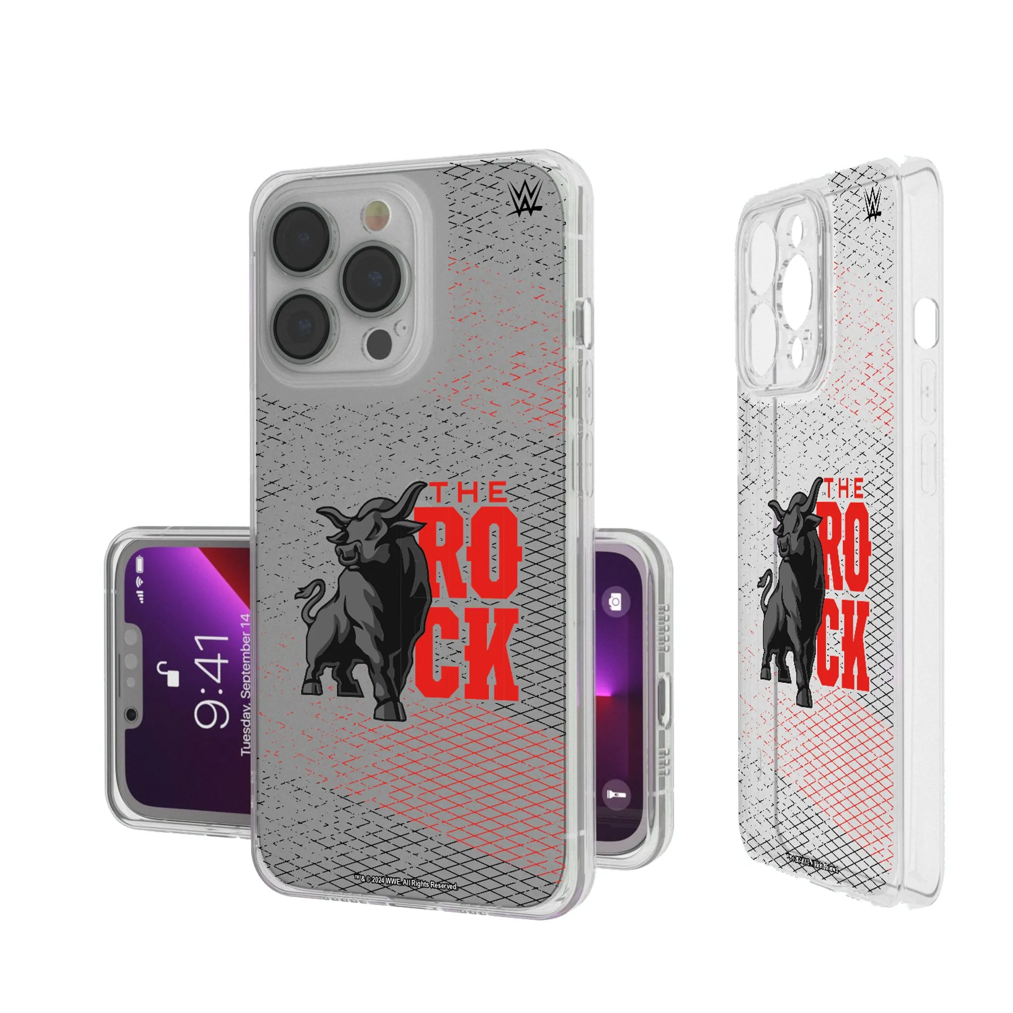 Keyscaper The Rock Steel Clear iPhone Case sold by WWE