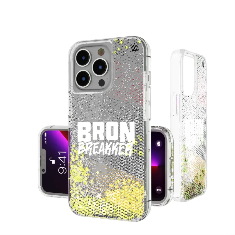 Keyscaper Bron Breakker Superstar iPhone Glitter Case sold by WWE