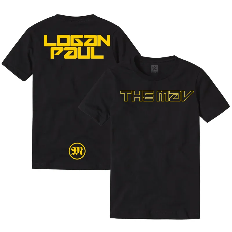Men's Black Logan Paul The Maverick T-Shirt sold by WWE