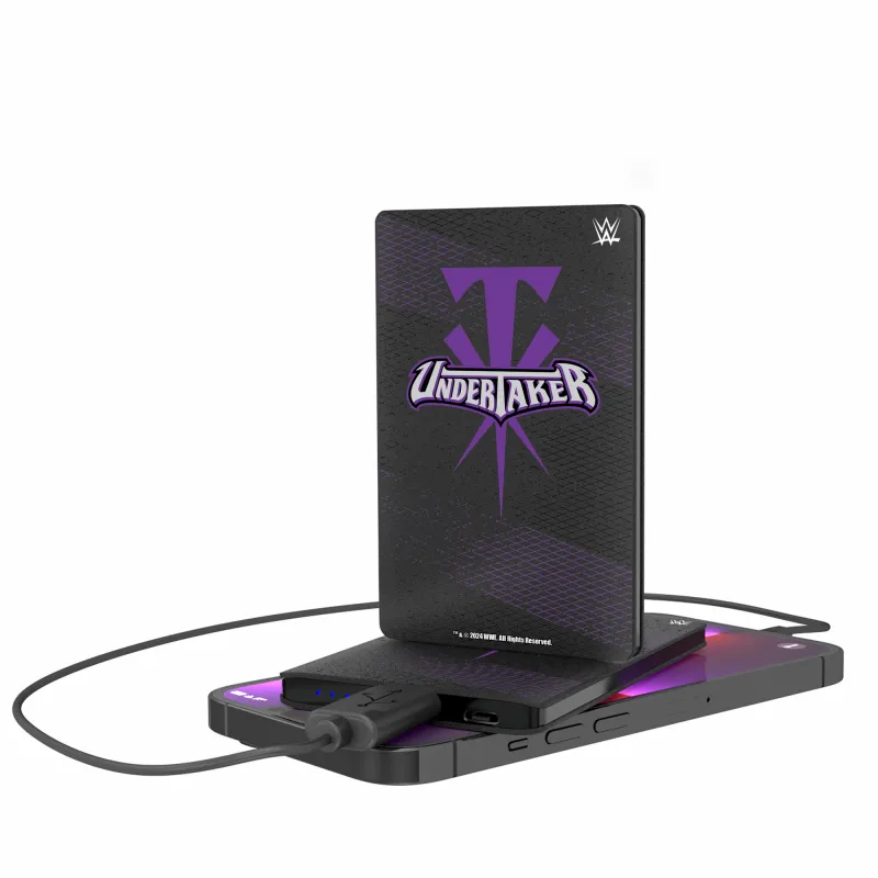 Keyscaper Black The Undertaker Credit Card Powerbank sold by WWE