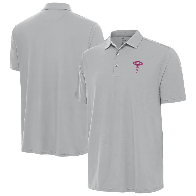 Men's Antigua Gray Liv Morgan Era Polo sold by WWE
