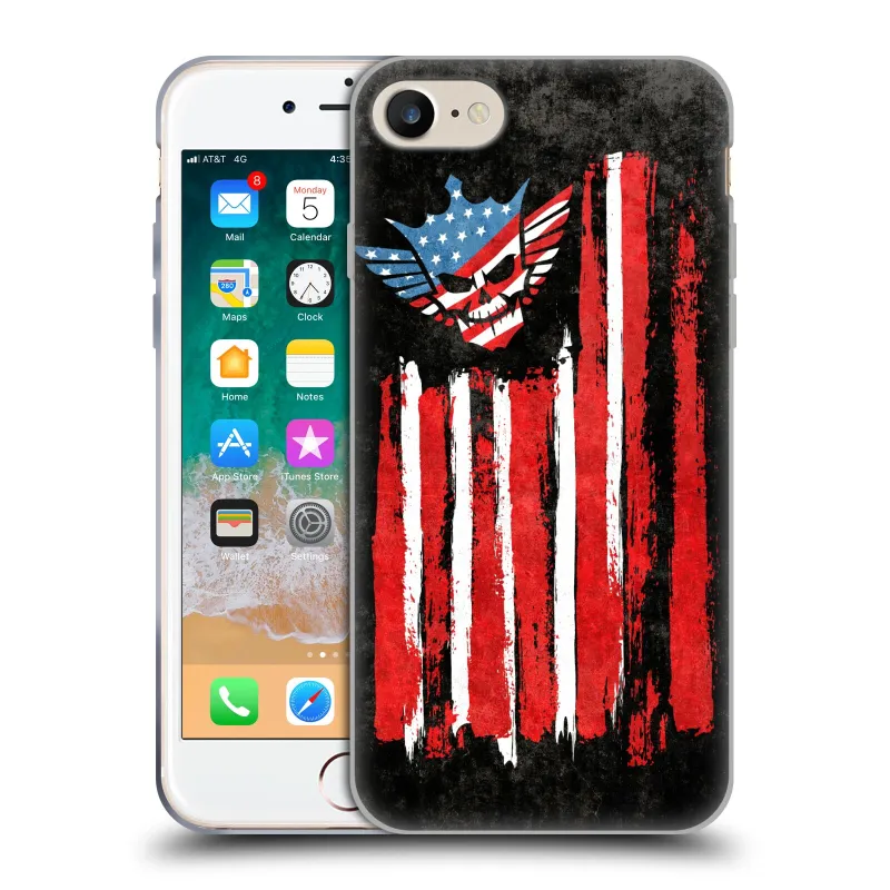 Ecell Cody Rhodes Logo Flag Soft Gel iPhone Case sold by WWE