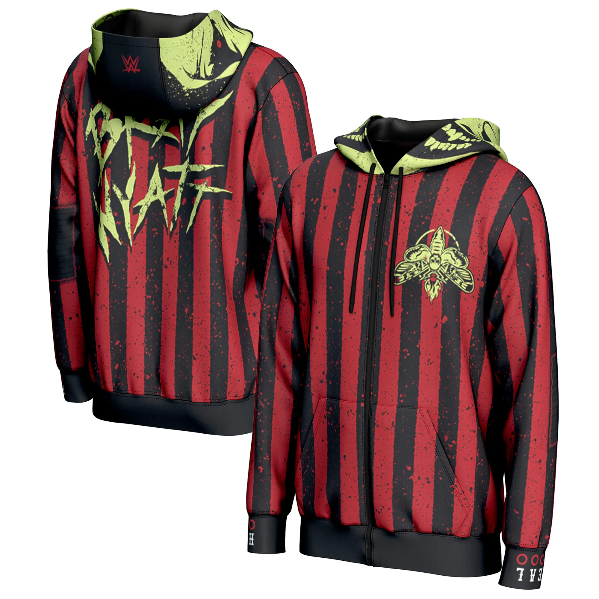 Men's ProSphere Red/Black Bray Wyatt The Fiend Full-Zip Hoodie sold by WWE