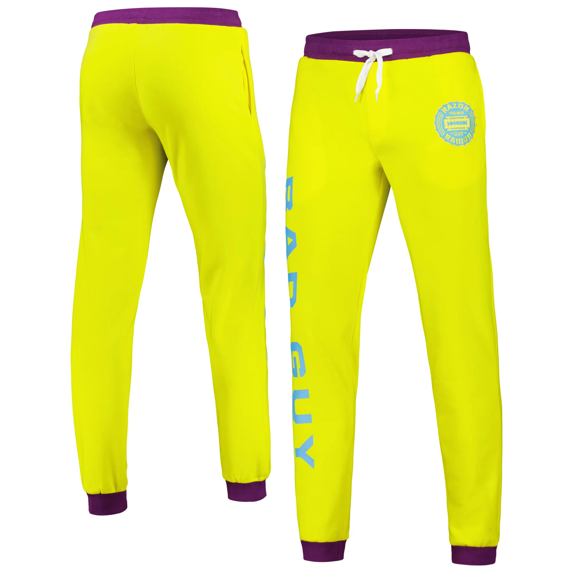 Men's Yellow Razor Ramon Chenille Sweatpants sold by WWE