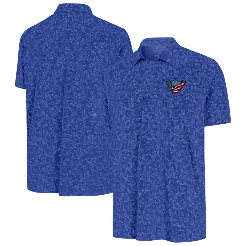 Men's Antigua Royal Cody Rhodes Lush Polo sold by WWE