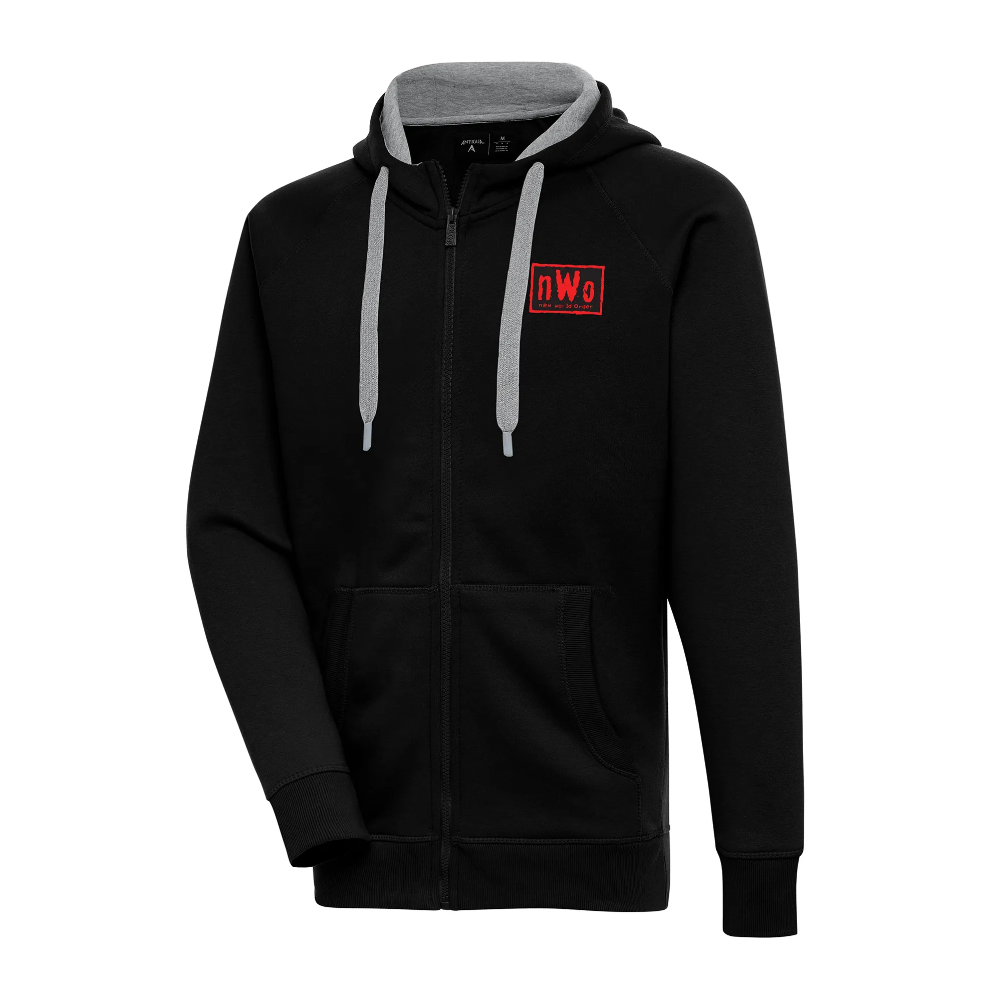 Men's Antigua Black nWo Victory Full-Zip Hoodie sold by WWE
