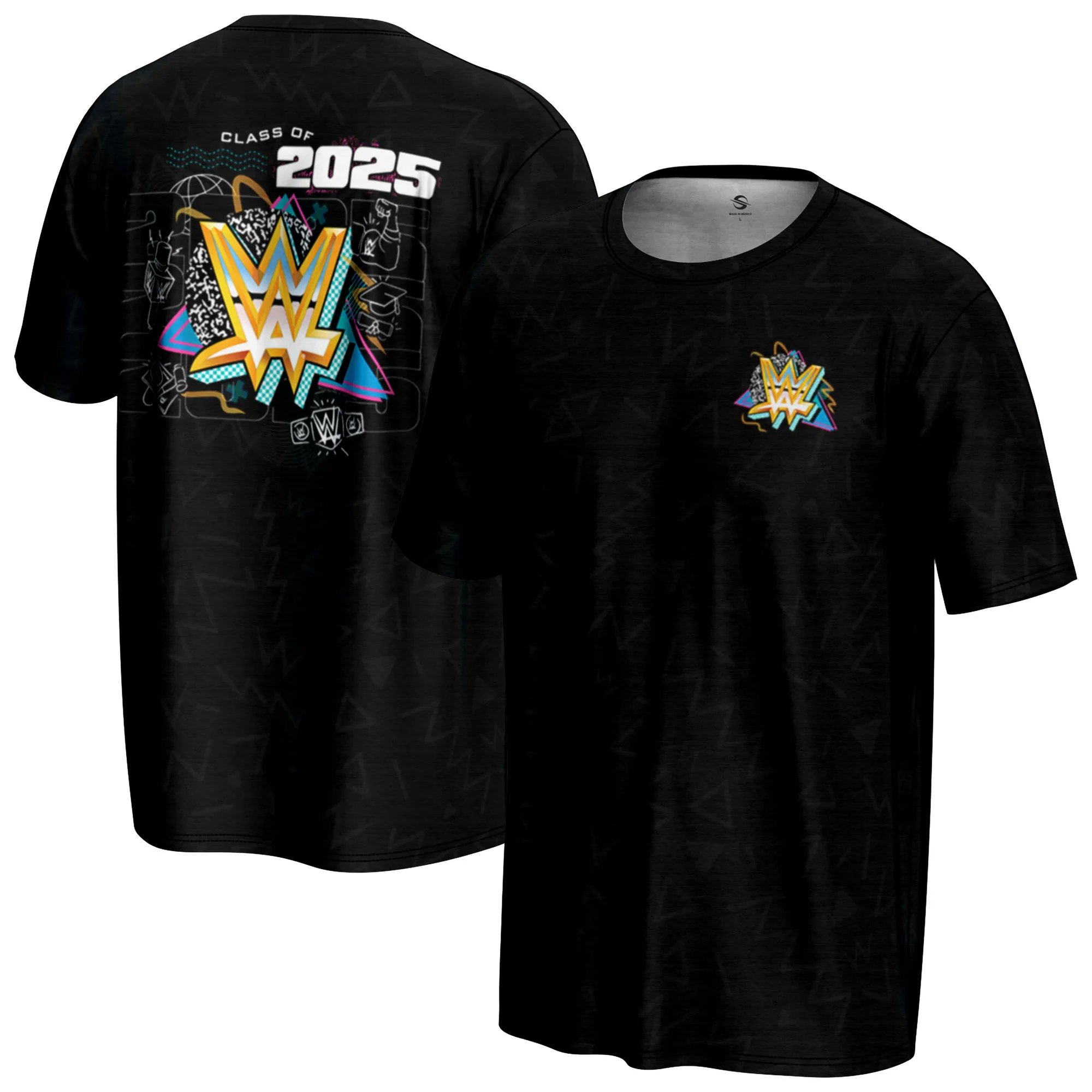 Men's ProSphere Black WWE Class of 2025 T-Shirt sold by WWE