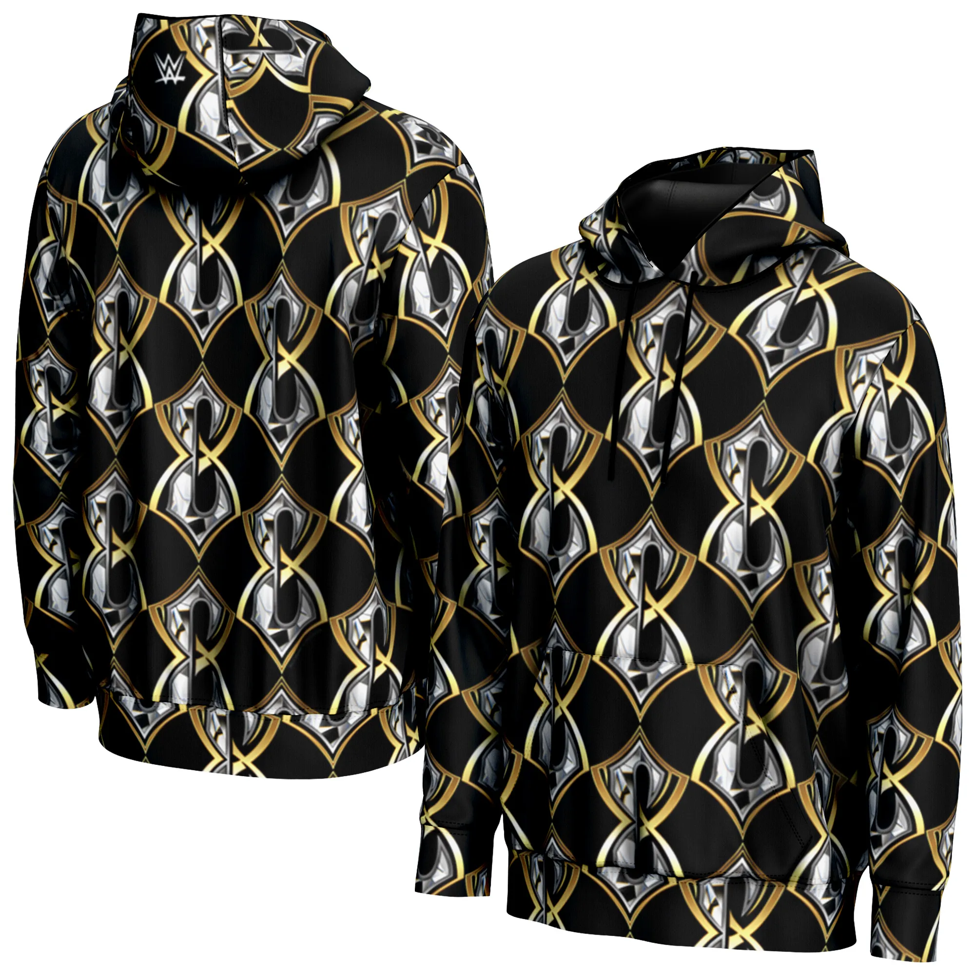 Men's ProSphere Black Charlotte Flair Logo Pullover Hoodie sold by WWE