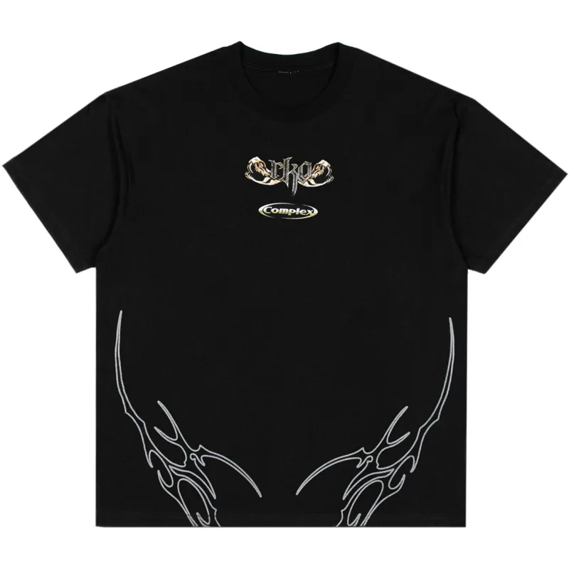 Men's Complex Black Randy Orton Boxy RKO T-Shirt sold by WWE