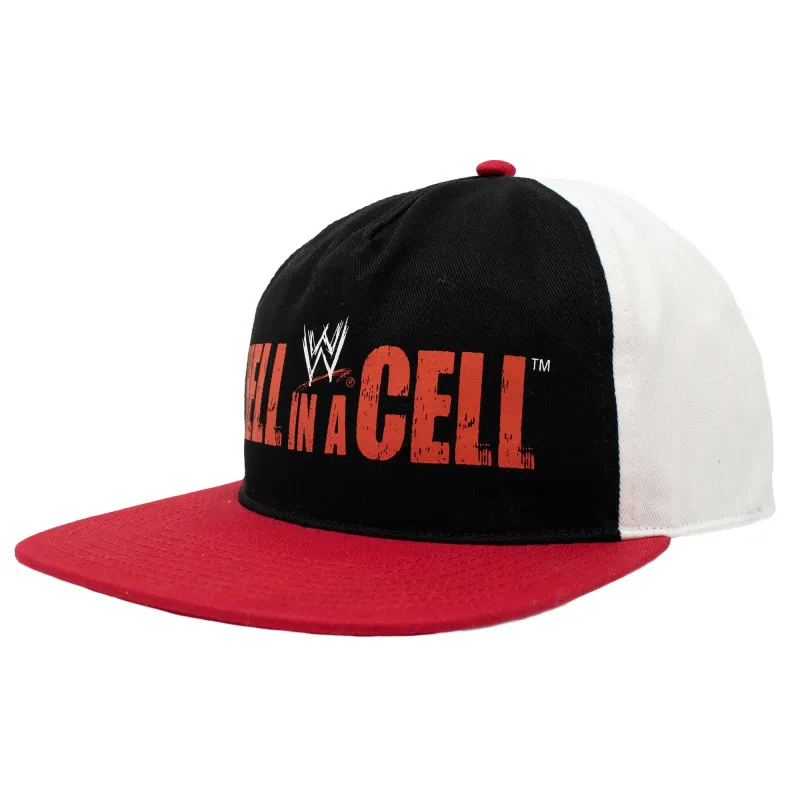 Men's Ripple Junction  Black/Red Hell in a Cell Adjustable Hat sold by WWE