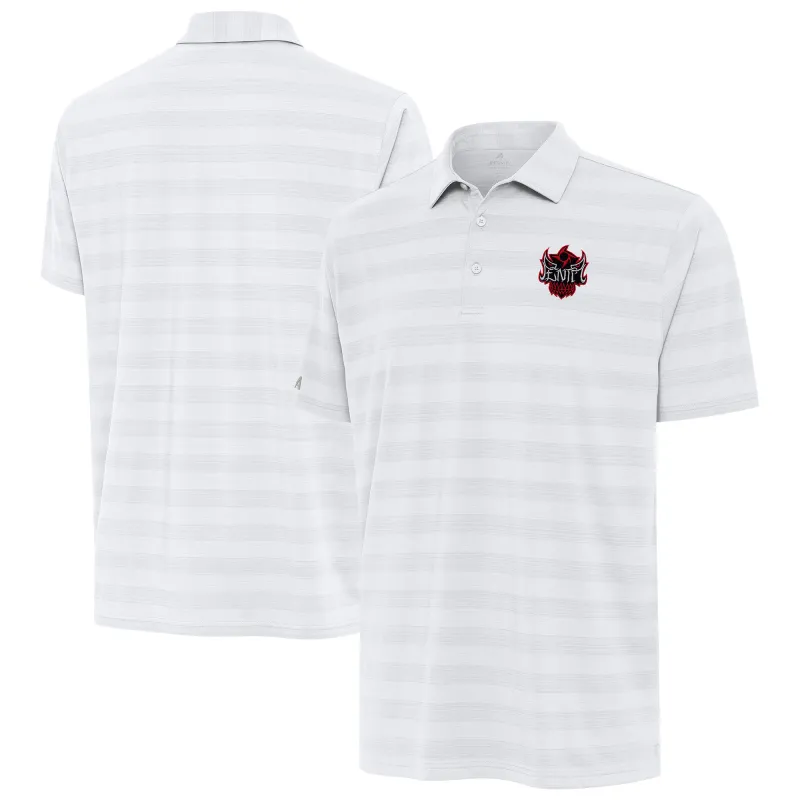 Men's Antigua White Penta Tunnel Polo sold by WWE
