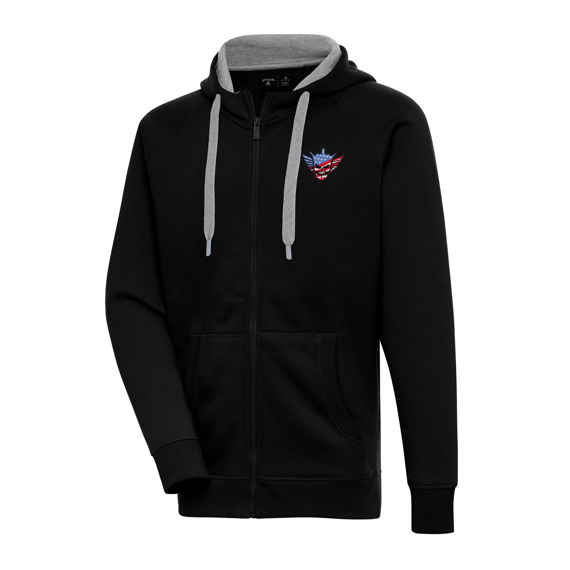 Men's Antigua Black Cody Rhodes Victory Full-Zip Hoodie sold by WWE