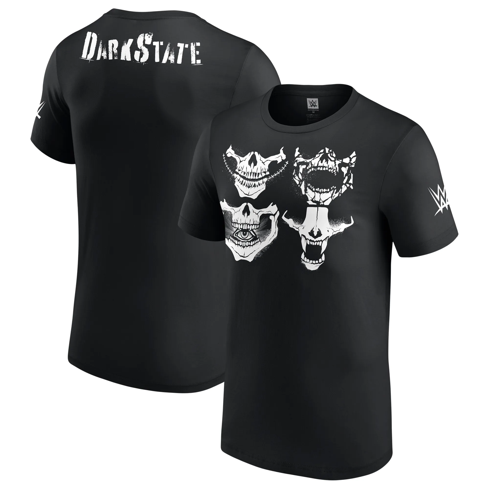 Men's Black Darkstate Logo T-Shirt sold by WWE