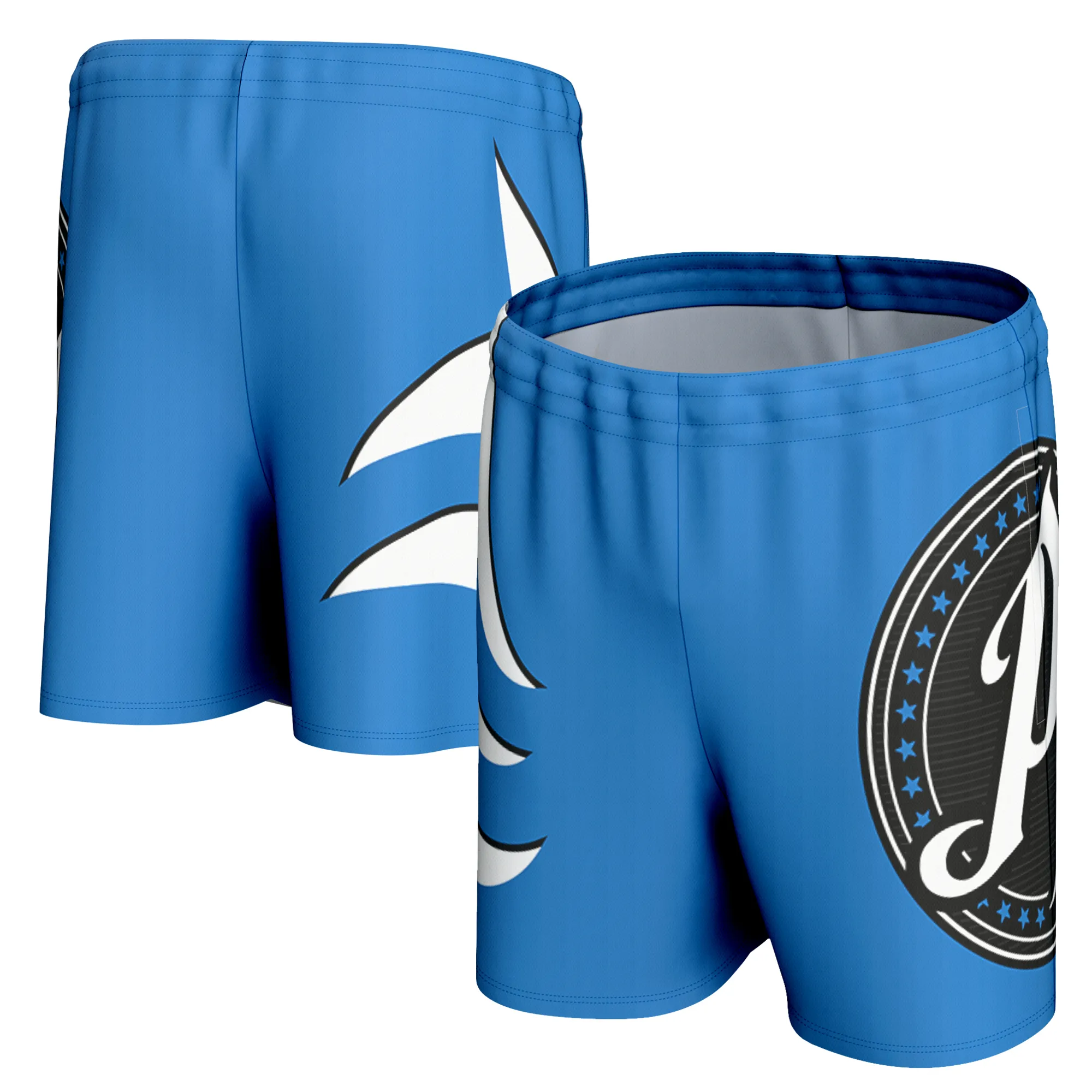 Men's ProSphere Blue AJ Styles In-Ring Shorts sold by WWE