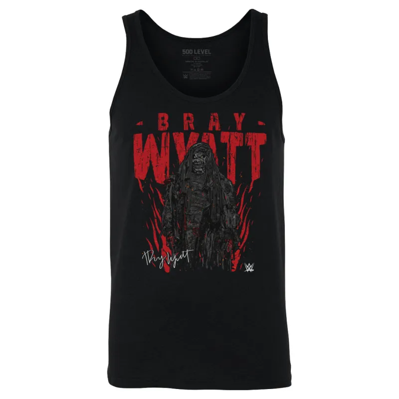 Men's 500 Level Black Bray Wyatt Darkness Tank Top sold by WWE