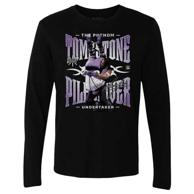Men's 500 Level Heather Black The Undertaker Long Sleeve T-Shirt sold by WWE