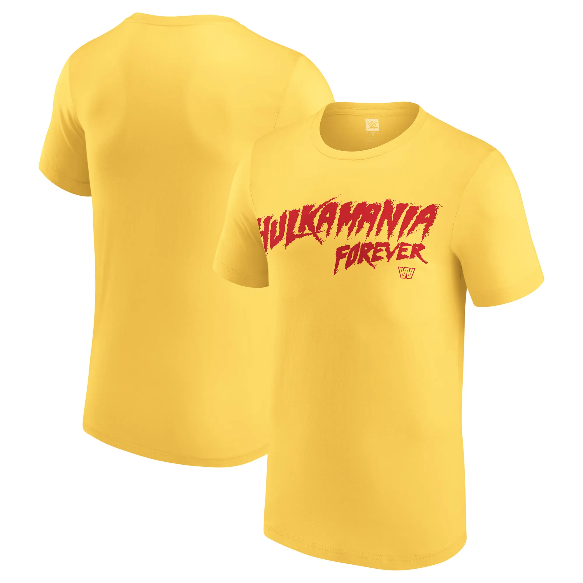 Men's Yellow Hulk Hogan Hulkamania Forever T-Shirt sold by WWE