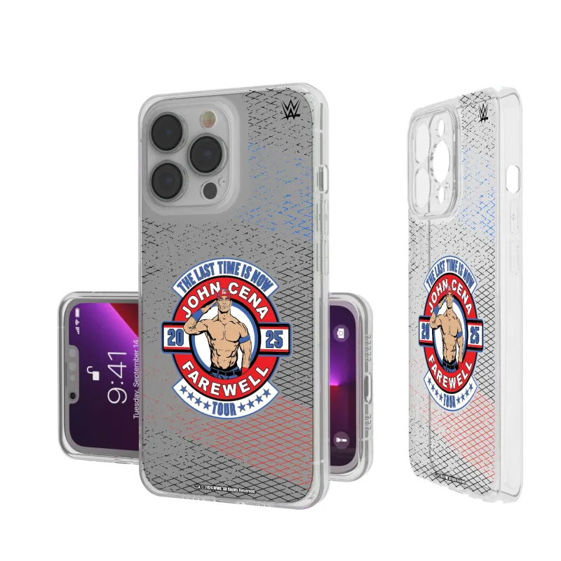 Keyscaper John Cena Farwell Tour 2025 iPhone Clear Case sold by WWE