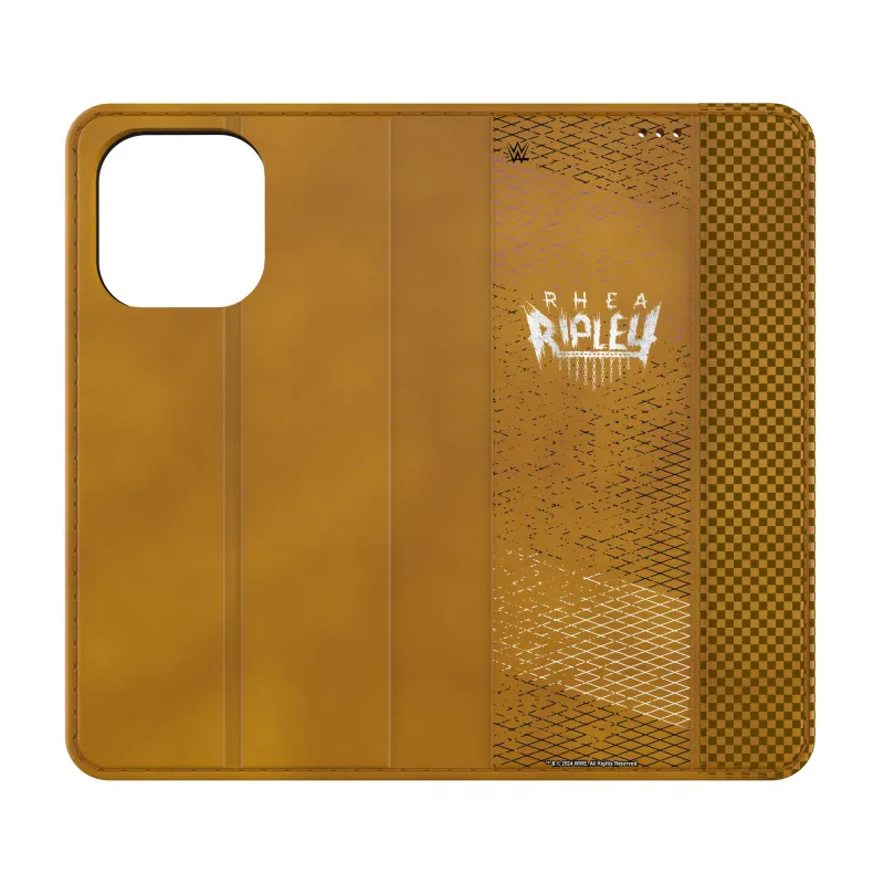 Keyscaper Rhea Ripley iPhone Steel Folio Case sold by WWE