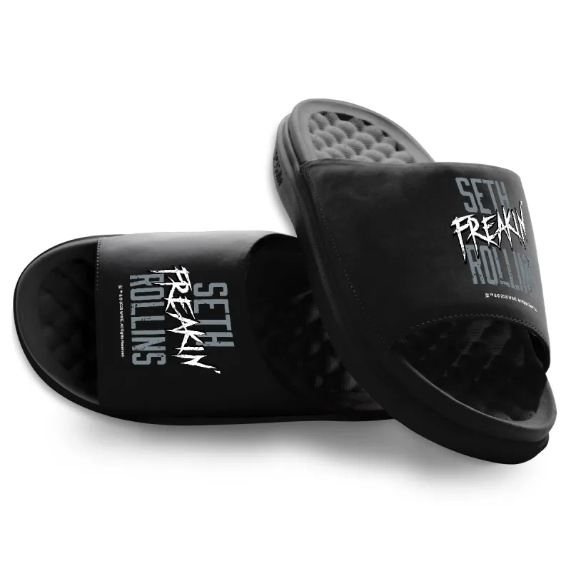 Men's ISlide Seth Rollins Freakin Motive Slide Sandals sold by WWE