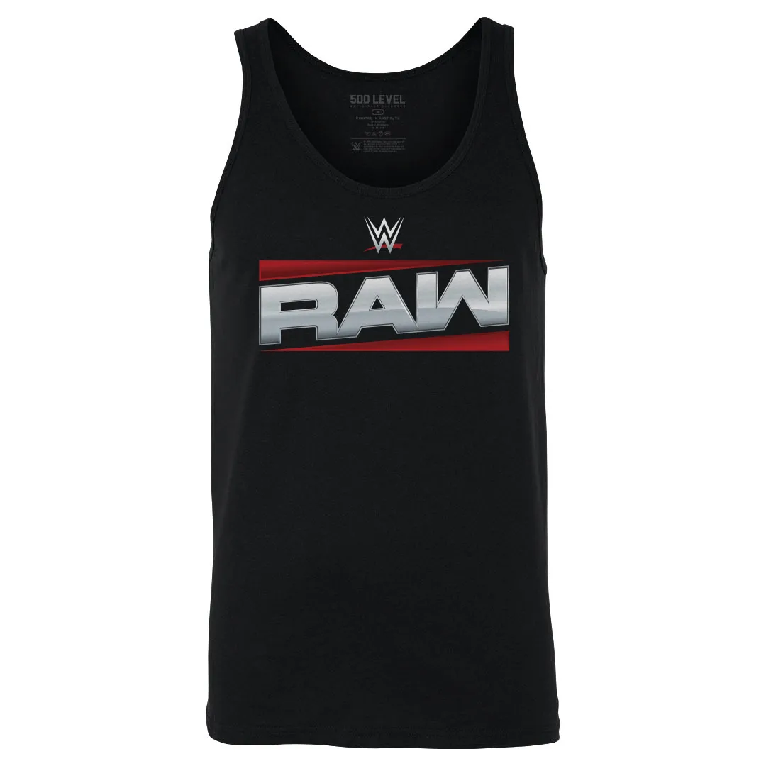 Men's 500 Level Black RAW Logo Tank Top sold by WWE