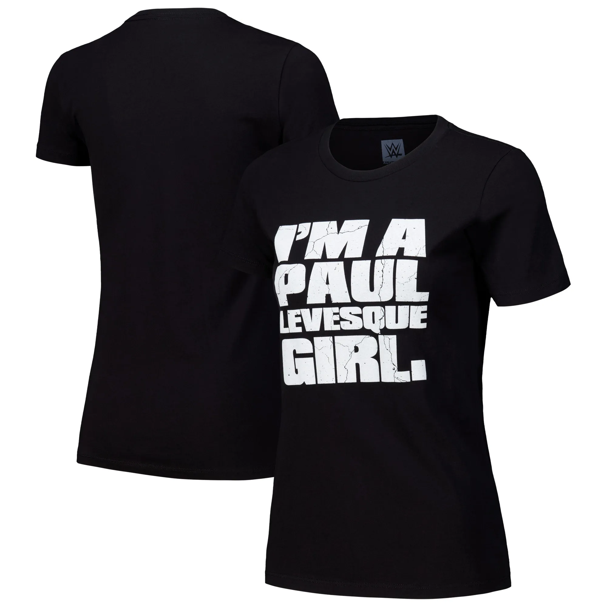 Women's Black Triple H I'm A Paul Levesque Girl T-Shirt sold by WWE