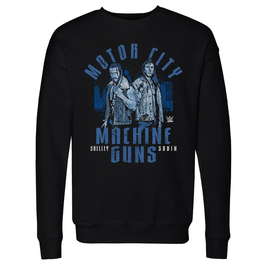 Men's 500 Level Black Motor City Machine Guns Duo Pullover Sweatshirt sold by WWE