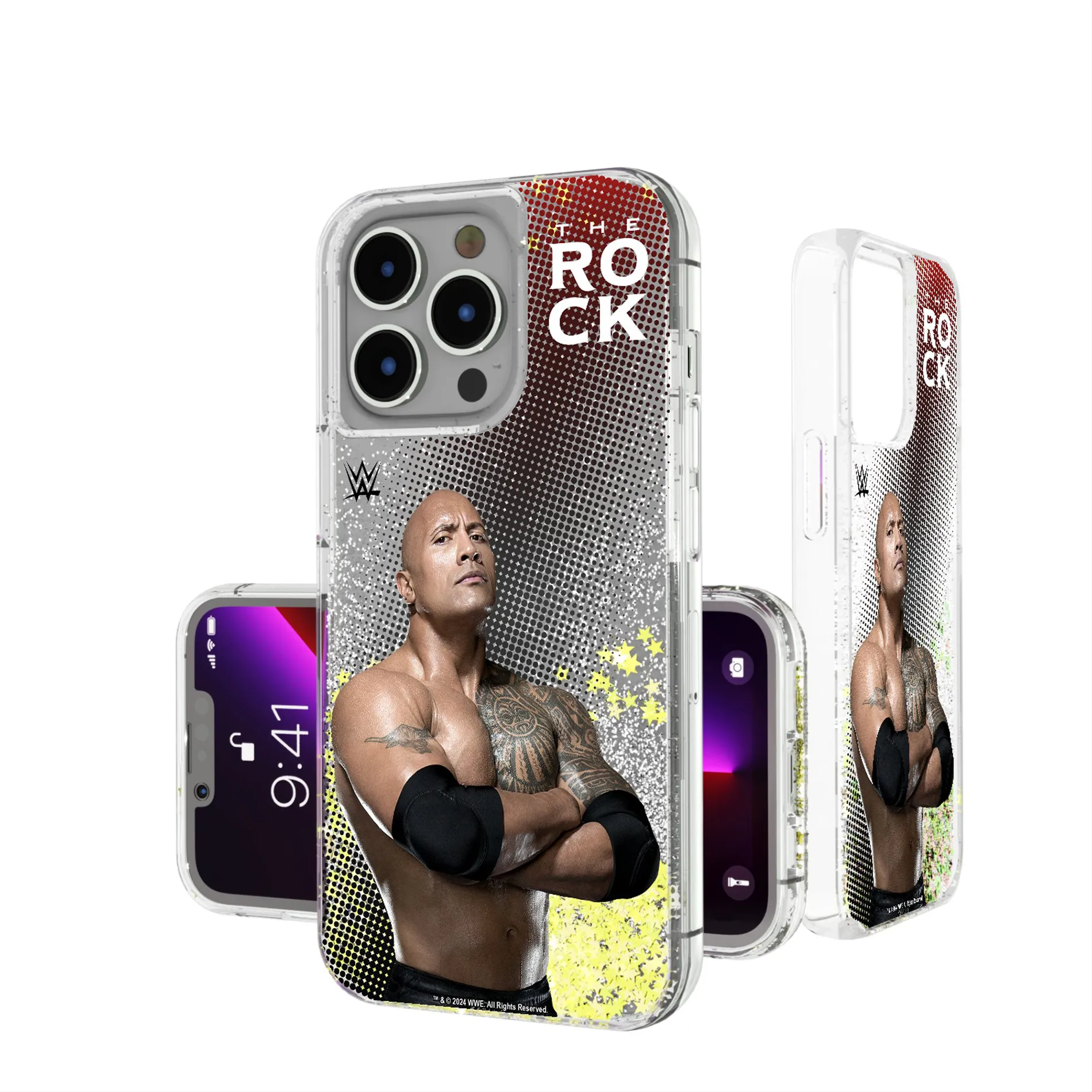 Keyscaper The Rock WWE Solid Superstar iPhone Glitter Case sold by WWE