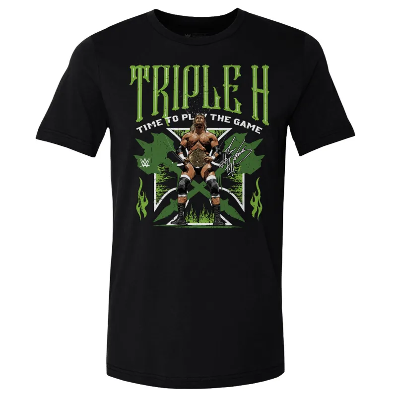 Men's 500 Level  Black Triple H T-Shirt sold by WWE