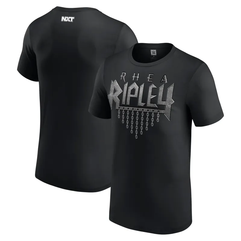 Men's   Black Rhea Ripley NXT Debut Authentic T-Shirt sold by WWE