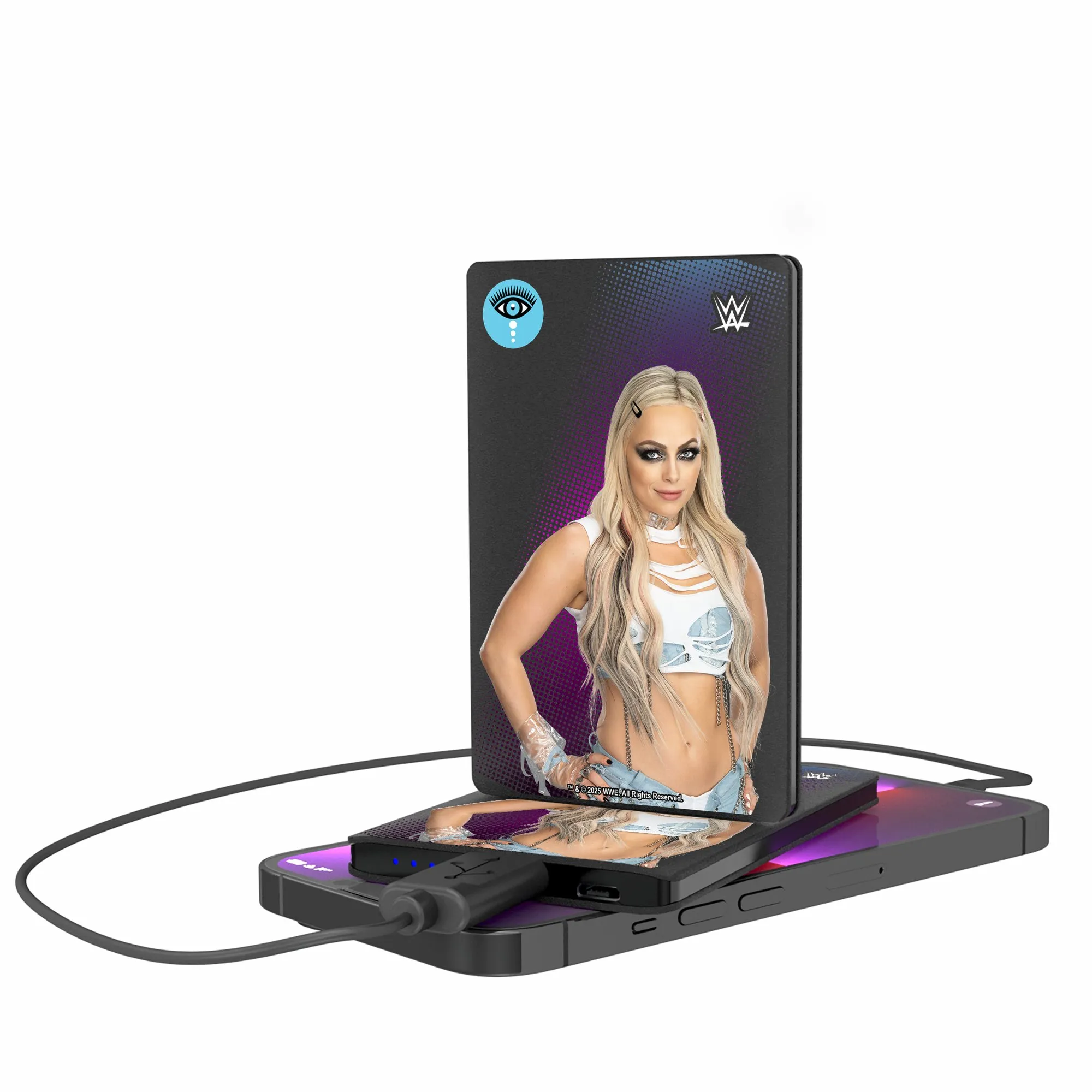 Keyscaper Liv Morgan Superstar Credit Card Powerbank sold by WWE