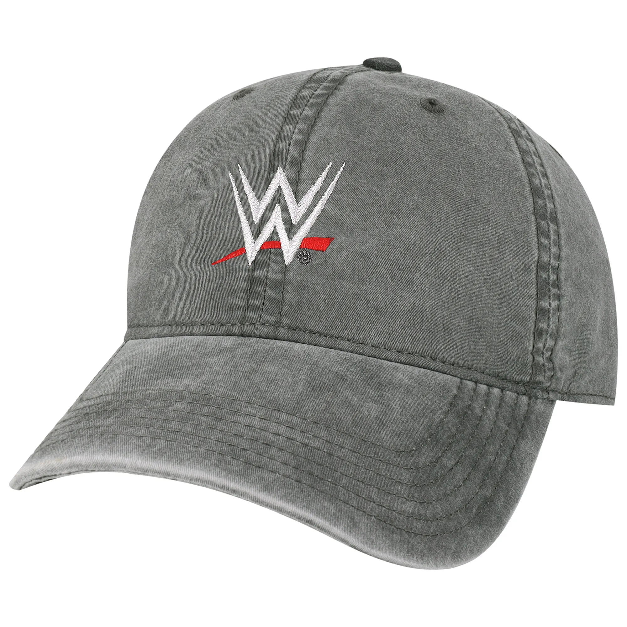 Men's Black WWE Logo Cinder Adjustable Hat sold by WWE