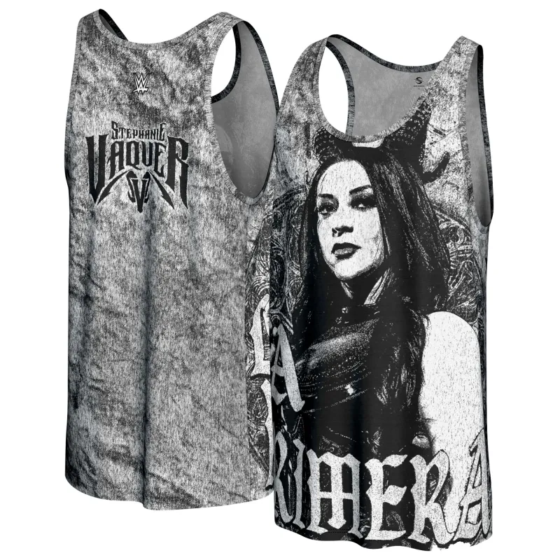 Men's ProSphere White Stephanie Vaquer La Primera Tank Top sold by WWE