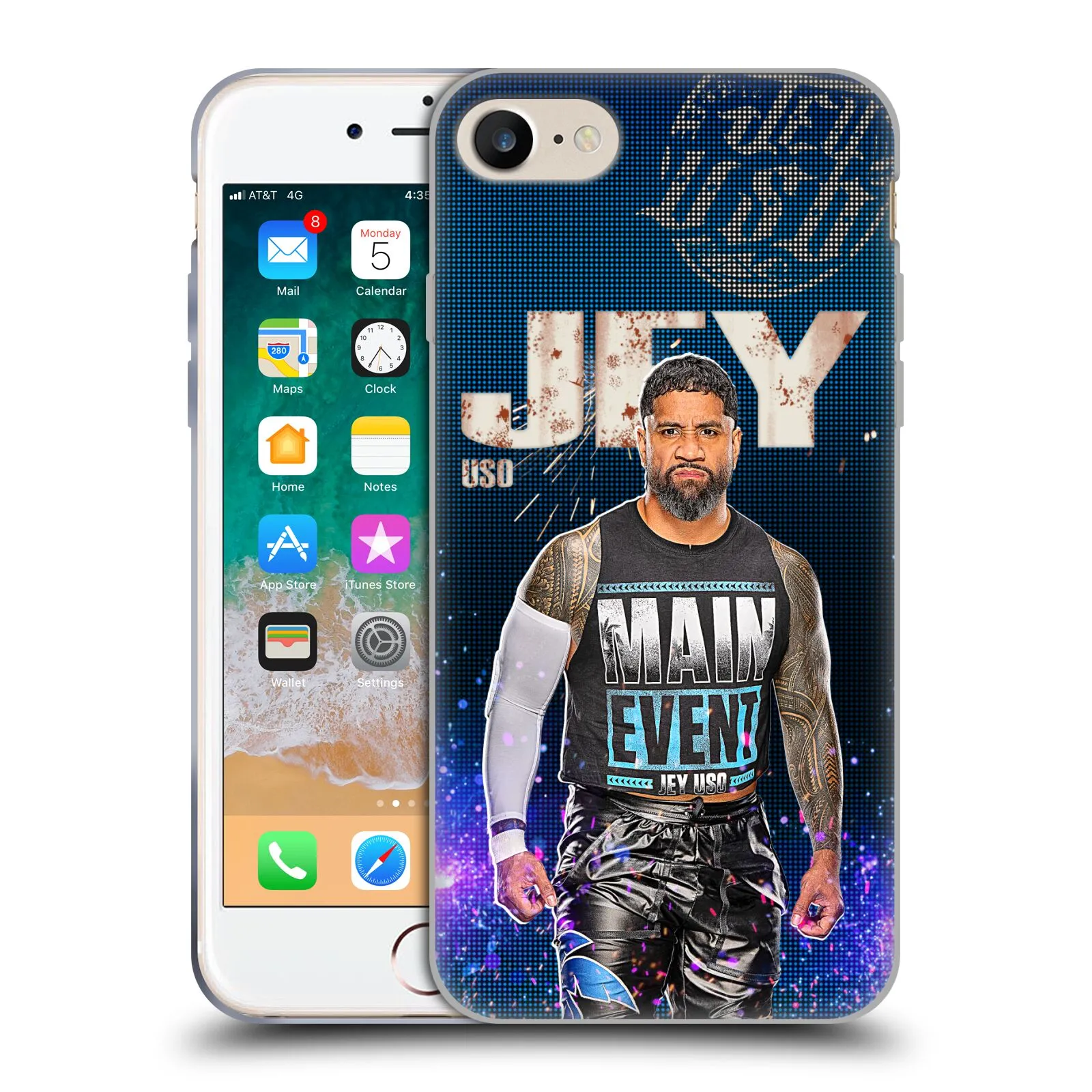 Ecell Jey Uso Portrait Soft Gel iPhone Case sold by WWE