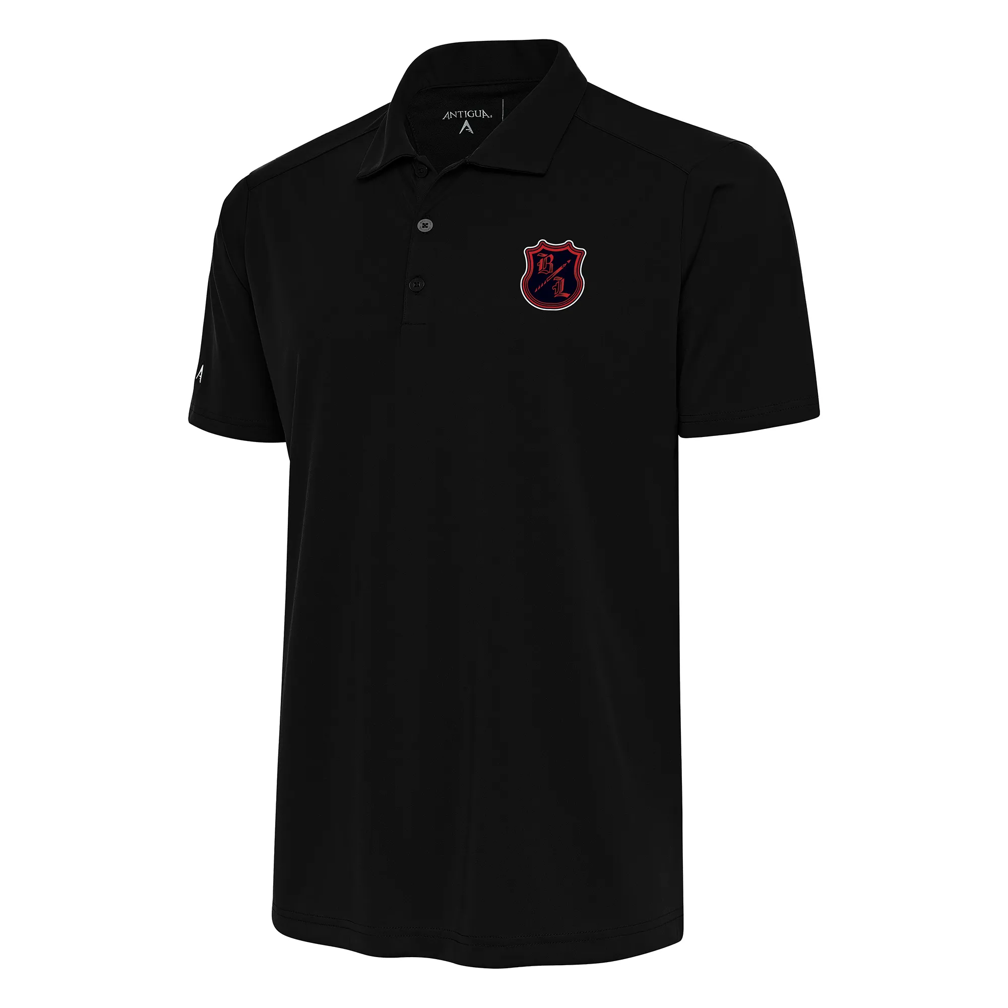 Men's Antigua Black The Bloodline Tribute Polo sold by WWE