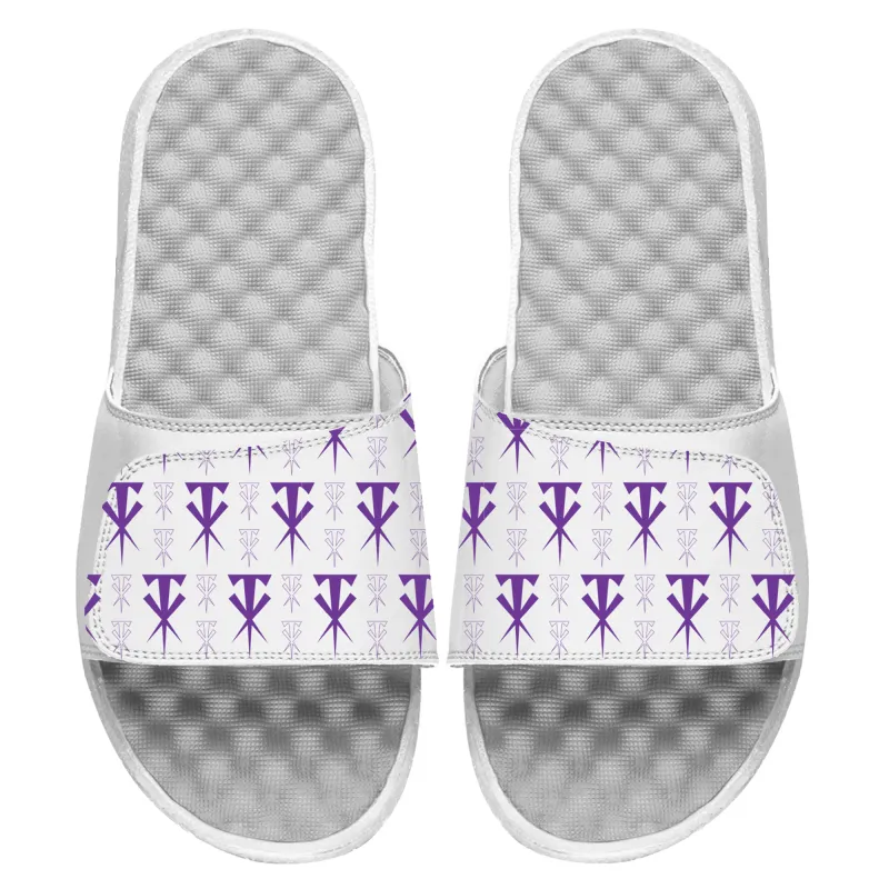 Men's ISlide White The Undertaker Slide Sandals sold by WWE