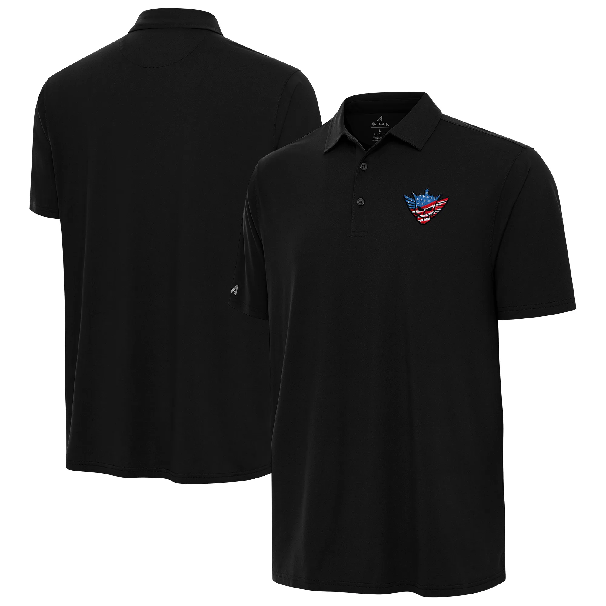 Men's Antigua Black Cody Rhodes Era Polo sold by WWE