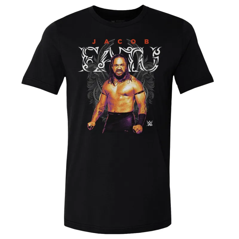 Men's 500 Level Black Jacob Fatu Tribal T-Shirt sold by WWE