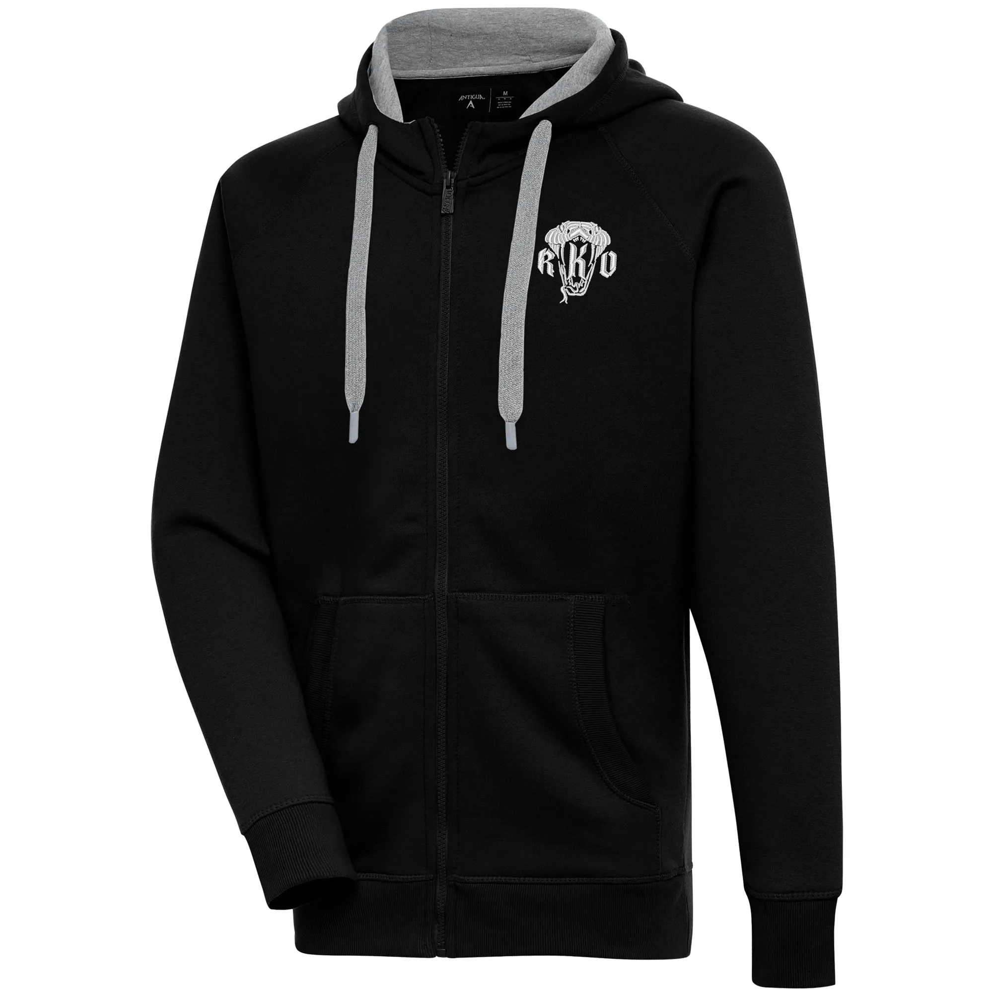 Men's Antigua Black Randy Orton Victory Full-Zip Hoodie sold by WWE