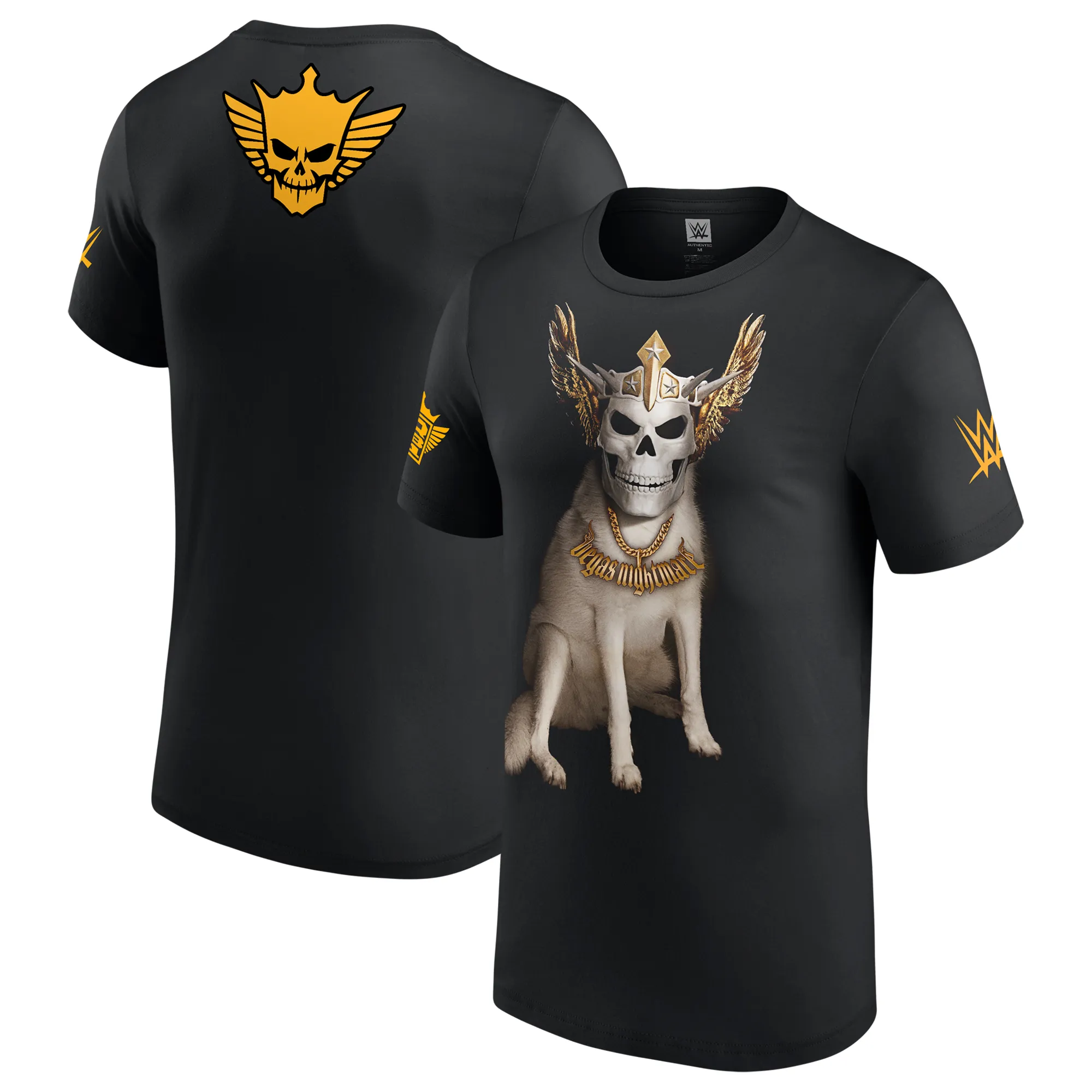 Men's Black Cody Rhodes Vegas Nightmare Pharaoh T-Shirt sold by WWE