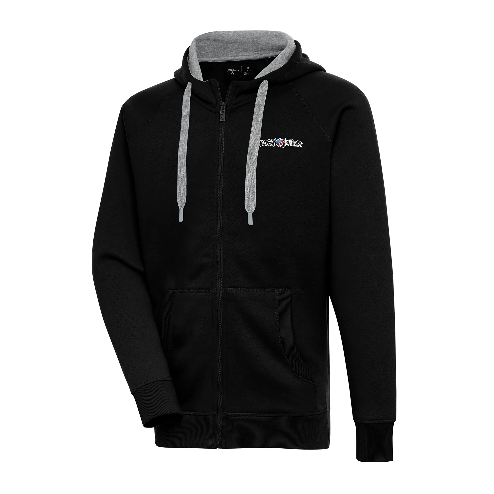 Men's Antigua Black Cody Rhodes Victory Full-Zip Hoodie sold by WWE
