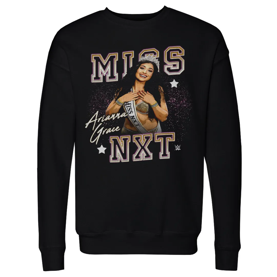 Men's 500 Level Black Arianna Grace Miss NXT Pullover Sweatshirt sold by WWE